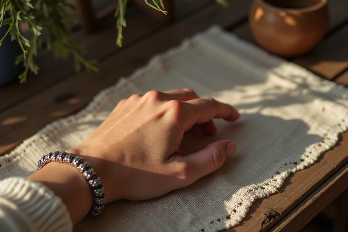 bracelet argent femme